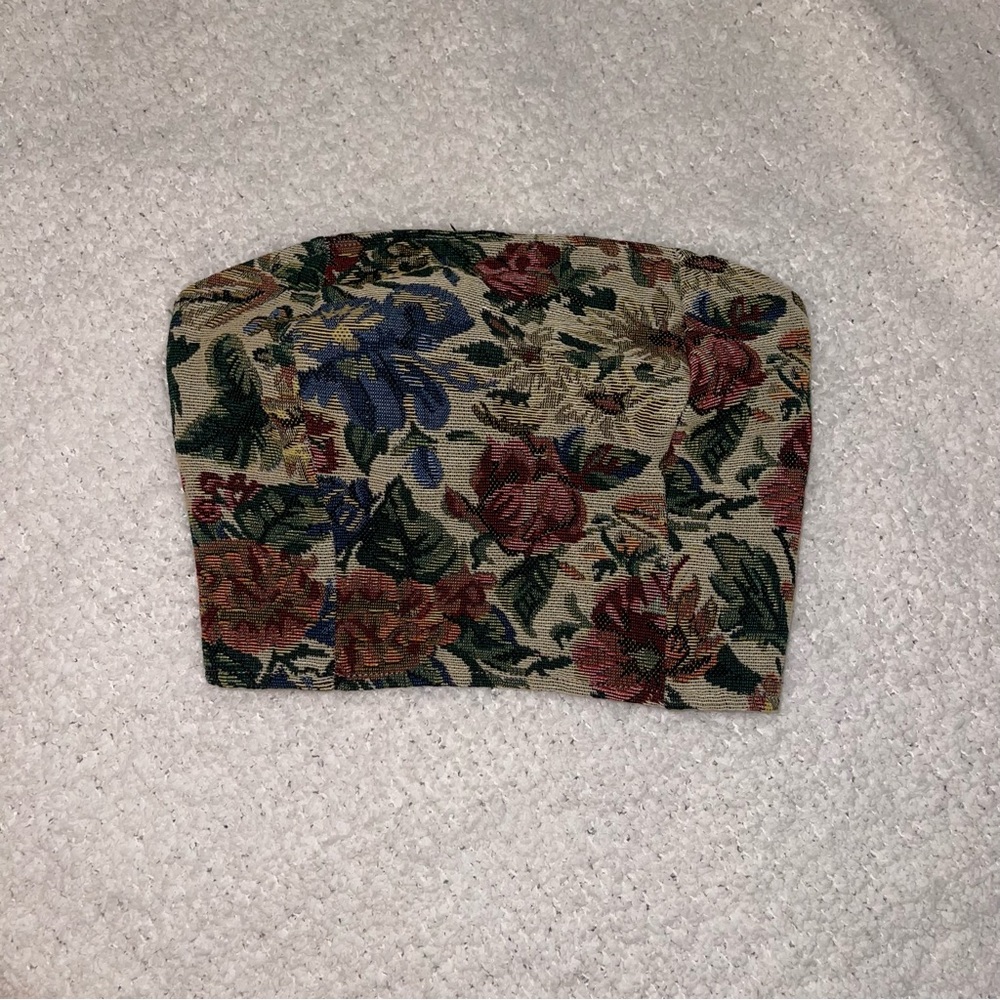 Strapless crop top!